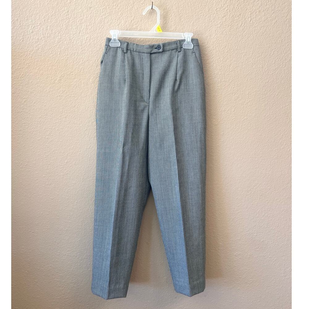 Vintage Pendleton 100% wool houndstooth trouser pants size 8P